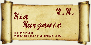 Mia Murganić vizit kartica